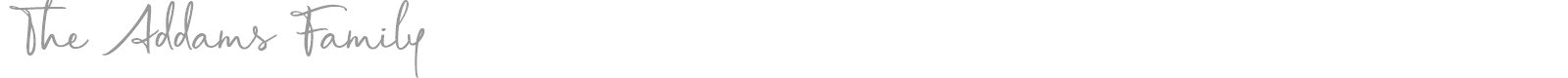 The Addams Family font preview